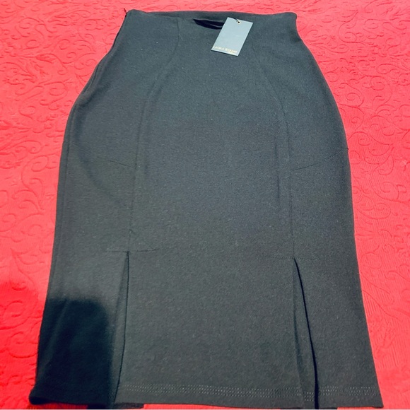 Laura Byrnes Pinup Couture Black Fitted Wiggle Pencil Skirt 2014 Size Small NWT - Picture 3 of 14